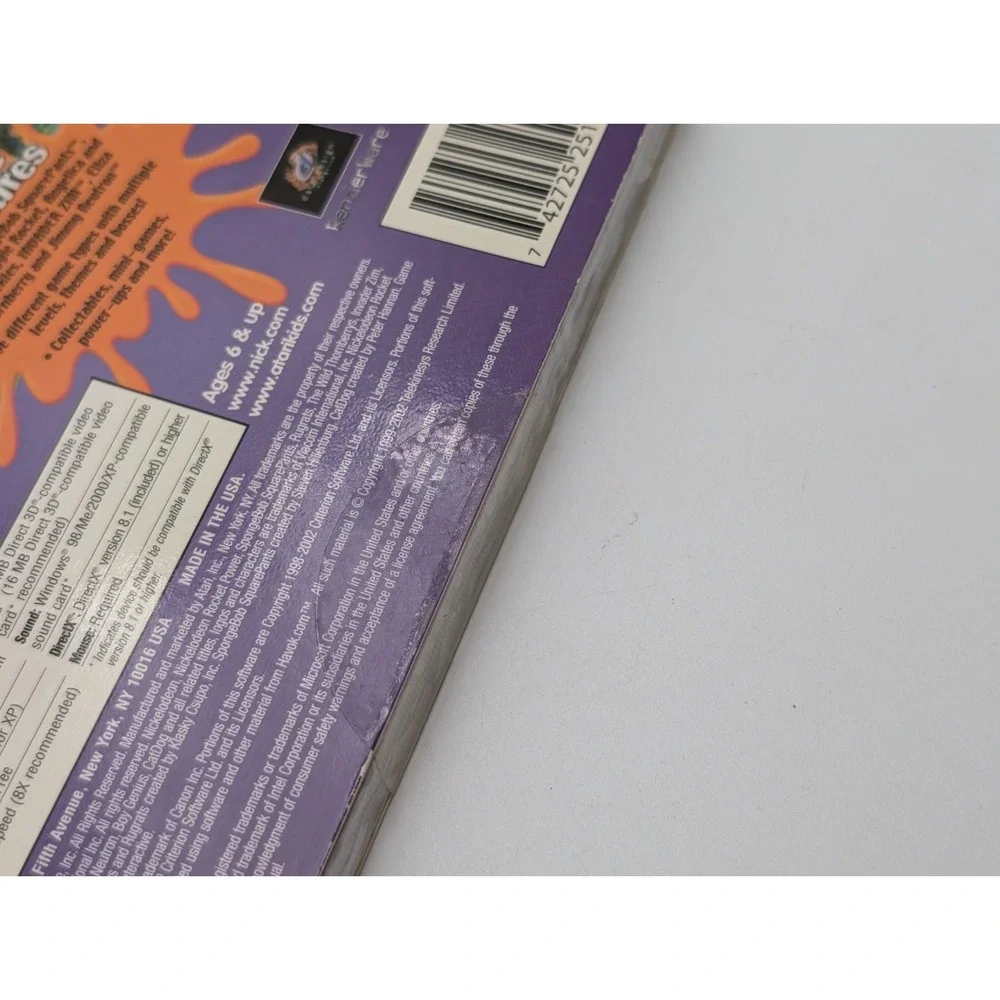 Nickelodeon Party Blast CD w/ Slipcover Version Rare Factory Sealed‎ New Atari